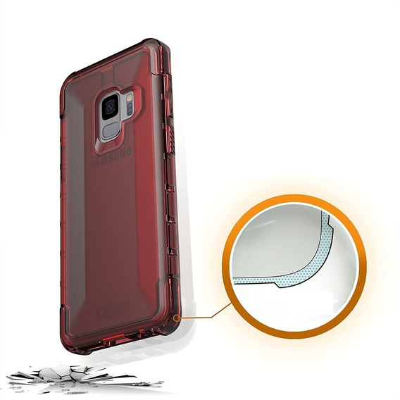 Urban Armor Gear Telefontok a Samsung Galaxy S9, Plyo, piros