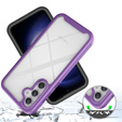 Tok Samsung Galaxy S24 készülékhez, Shockproof, fóliával, lila