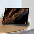 Tok Samsung Galaxy Tab S10 Ultra, Smartcase tolltartóval, zöld