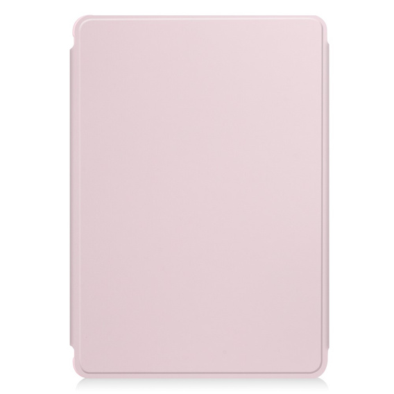 Billentyűzet tok Samsung Galaxy Tab A9+, Rotary 360° Leather, rózsaszín rose gold