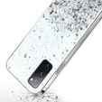 Telefontok a Samsung Galaxy S20 FE, Glittery, átlátszó