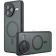Tok Xiaomi Poco F7 Pro-hoz, MagSafe, ERBORD Matt Case, fekete