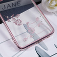 tok Oppo Reno8 T 4G, csillogó virág, rózsaszín rose gold