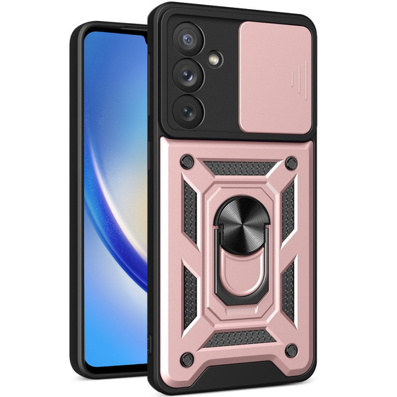 Telefontok a Samsung Galaxy A34 5G, CamShield Slide, rózsaszín rose gold