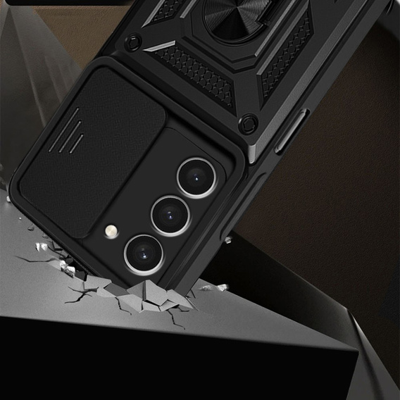 Telefontok a Samsung Galaxy S23 Plus, CamShield Slide, fekete