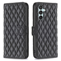 Pattintható tok a Samsung Galaxy M15 5G, Wallet, BINFEN COLOR, fekete