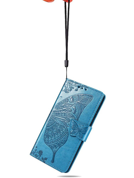 Pattintható tok a Oppo Reno 12, Butterfly, kék