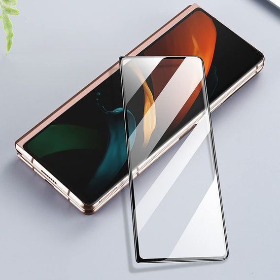 3D edzett üveg Samsung Galaxy Z Fold 4 5G készülékhez, fekete