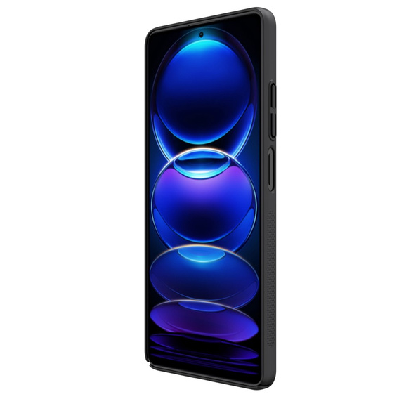 NILLKIN tok Xiaomi Poco X5 Pro 5G, Super Frosted Shield Case, fekete