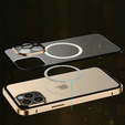 Magnetic Dual Glass MagSafe tok iPhone 13 Pro Max, arany