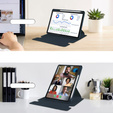 Billentyűzet tok Lenovo Tab M11, Rotary 360° Leather, sötétkék
