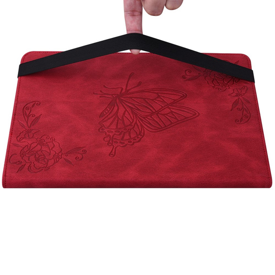 Tok Lenovo Tab M9, Butterfly, piros