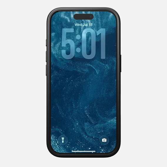 Nomad tok iPhone 17 Pro-hoz, Modern bőr tok, barna