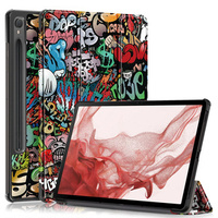 Telefontok a Samsung Galaxy Tab S9, Smartcase Hybrid Pen Slot, graffiti