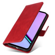 Pattintható tok a Realme C67, Leather Wallet, piros