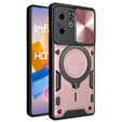 Páncélozott tok Infinix Hot 40i, CamShield Slide, rózsaszín rose gold