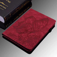 Telefontok a Lenovo Tab M9, Wallet Pen Slot, butterflies, barna