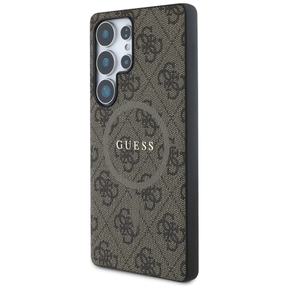GUESS 4G Ring Classic Logo MagSafe tok Samsung Galaxy S25 Ultra készülékhez