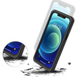 IP68 vízálló tok a iPhone X / XS, fekete