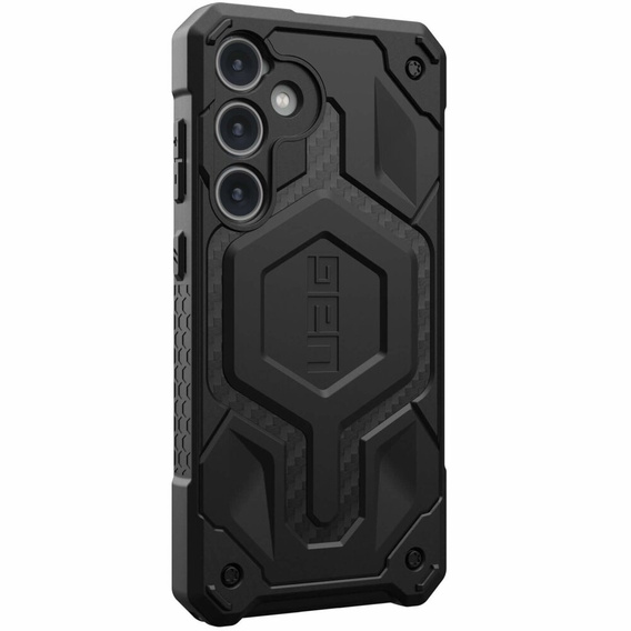 Urban Armor Gear Telefontok a Galaxy S24, Monarch Pro MagSafe, fekete