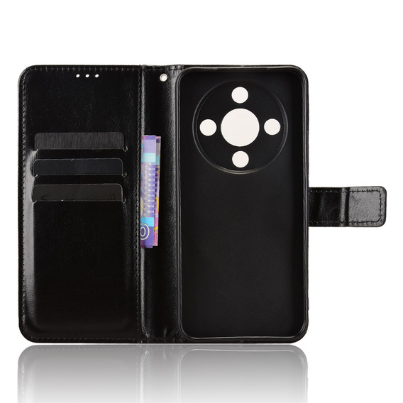 Crazy Horse Wallet flip tok Honor Magic 8 Lite készülékhez