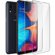 2x edzett üveg a Samsung Galaxy A20E, ERBORD 9H Hard Glass a képernyőn