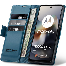 ERBORD Fényes Litchi pénztárca Motorola Moto G56 5G számára