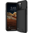 7000mAh akkumulátor tok iPhone 13 Pro Max, fekete