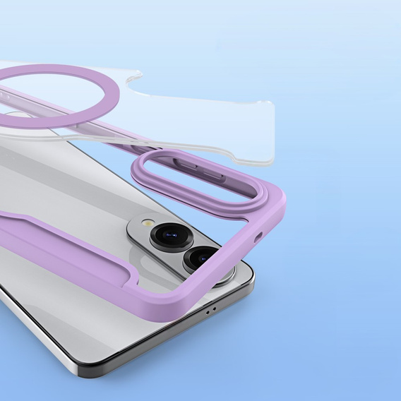Dux Ducis Telefontok a Samsung Galaxy S25 Edge, Skin X Pro, MagSafe, lila