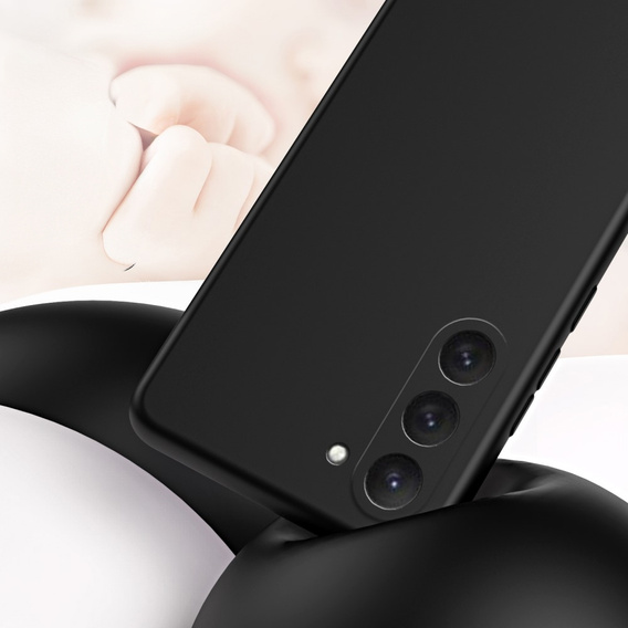 Telefontok a Samsung Galaxy S23 FE, Silicone Lite, fekete