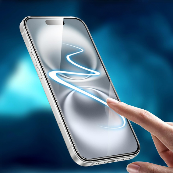 2x edzett üveg ERBORD 9H Hard Glass a képernyőn a iPhone 16
