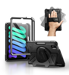 Dexnor 360° tok pánttal és tolltartóval iPad mini 8.3" 2021 (6. generáció) / iPad mini 8.3" 2024 (7. generáció) számára