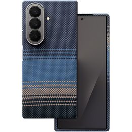 Tok Samsung Galaxy Z Fold6 5G - mágneses aramidszálas tok, kék