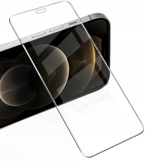 2x edzett üveg a iPhone 12/12 Pro, ERBORD 9H Hard Glass a képernyőn