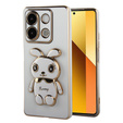 Tok Xiaomi Redmi Note 13 5G, Rabbit, fehér + Edzett üveg 9H