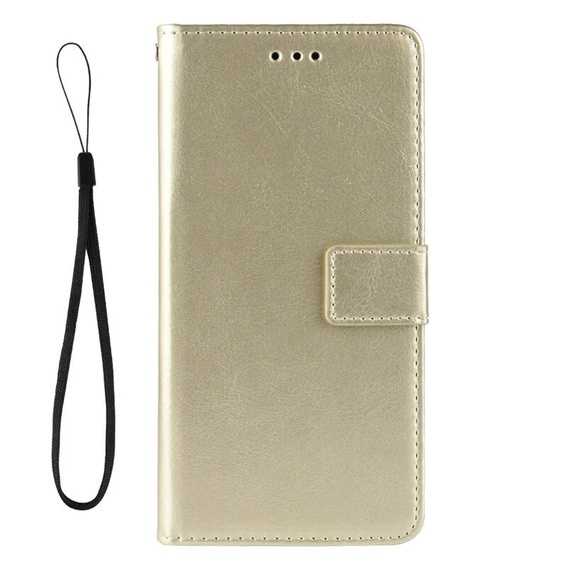 Pattintható tok a Oppo A60, Crazy Horse Wallet, arany