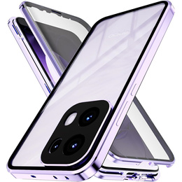 Tok Oppo Reno 13, Magnetic Dual Glass, rózsaszín