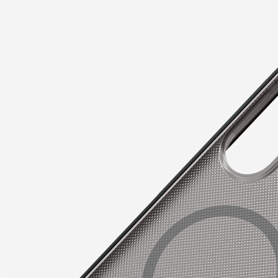 NILLKIN Frosted Shield Pro MagSafe tok Samsung Galaxy A57 5G készülékhez, átlátszó/fekete