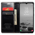 CASEME flip tok Samsung Galaxy A34 5G, Waxy Textured, fekete