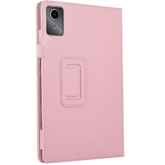 Tok Lenovo Tab M11, bi-fold, patenttal, rózsaszín