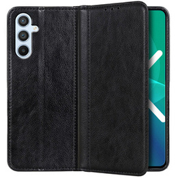 Telefontok a Samsung Galaxy A54 5G, Wallet Litchi Leather, fekete