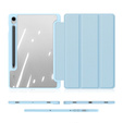 Tok Samsung Galaxy Tab S10 Lite / S10 FE / S9 FE, Dux Ducis TOBY, kék