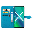Pattintható tok a Samsung Galaxy A13 4G, mandala, kék