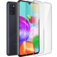 2x edzett üveg a Samsung Galaxy A41, ERBORD 9H Hard Glass a képernyőn