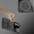 Páncélozott tok a Motorola Moto G24 / G24 Power / G04 készülékhez, Magnetic Ring, fekete