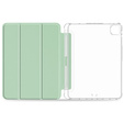Tok iPad Pro 11 2022 / 2021 / 2020, Smartcase Hybrid, tolltartó résszel, világoszöld