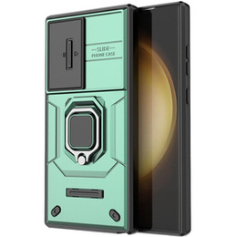 Telefontok a Samsung Galaxy S24 Ultra, KickStand Camera Lens, zöld