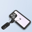 IP68 vízálló tok a iPhone 15 Pro Max, Redpepper, fekete
