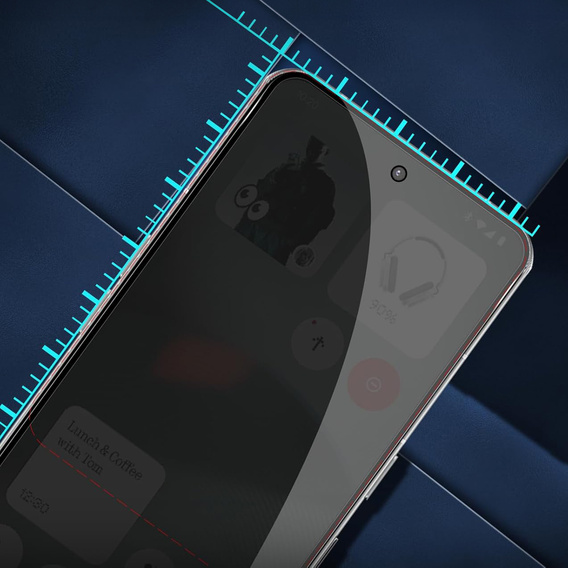 2x edzett adatvédelmi üveg Samsung Galaxy S24 Ultra, ERBORD Anti-Spy