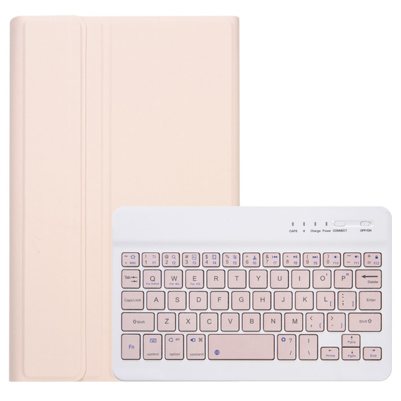 Tok + billentyűzet Samsung Galaxy Tab A7 Lite 8.7 T220 / 225, rózsaszín rose gold